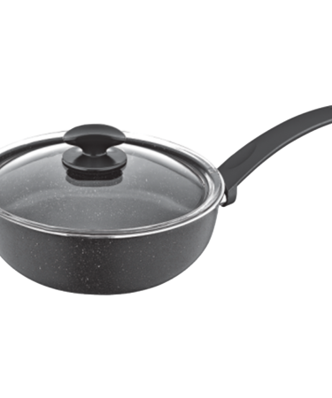 Zilan Tava sa staklenim poklopcem, granit, 24 cm - ZLN2065