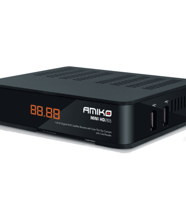 Amiko Prijemnik satelitski, DVB-S2, Full HD, H.265 - MINI HD265