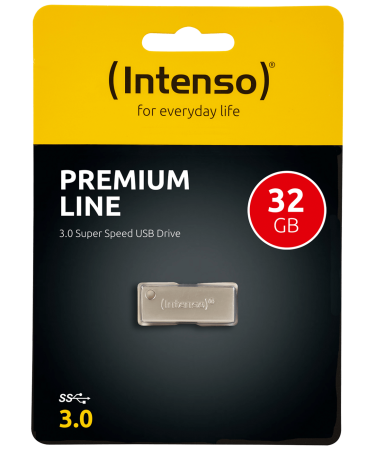 (Intenso) USB Flash 32GB Hi-Speed USB 3.0 up to 100MB/s, Premium Line - USB3.0-32GB/Premium Line