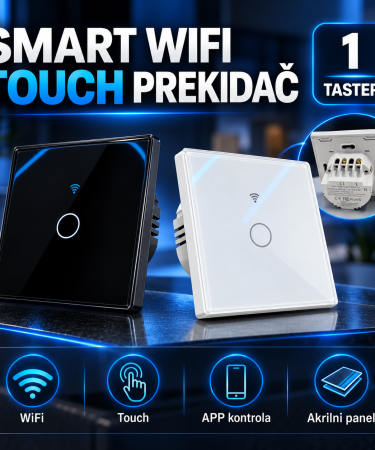Smart Wifi Touch prekidač 1 taster